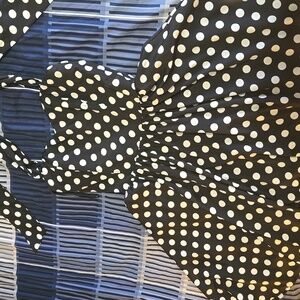 Guess Black And White Polka Dot Dress